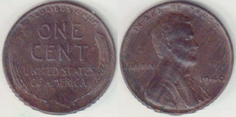1940 USA 1 Cent A008343